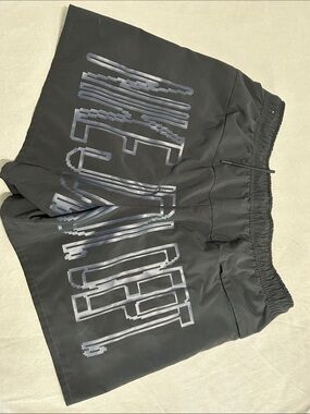 Nike Black Athletic Swim Shorts with Subtle Logo